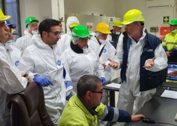 L’assessore dell’Ambiente, Gianni Lampis, ha visitato lunedì 13 gennaio l’impianto di trattamento dei rifiuti di Villacidro