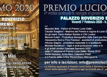 Al via tutti i preparativi per la 4ª Vetrina del Premio Lucio Dalla, a Sanremo.