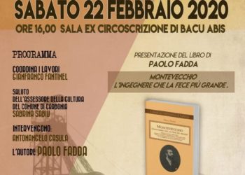 Sabato pomeriggio, a Bacu Abis, verrà presentato il libro di Paolo Fadda sull’Ingegnere Alberto Castoldi