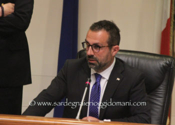 Il saluto del presidente del Consiglio regionale Michele Pais nell’assemblea sulle tariffe marittime