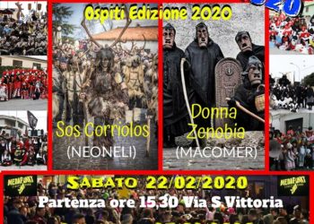 Le maschere sarde illumineranno il “Carnevale Sennorese 2020”