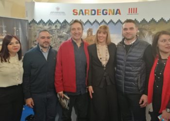 A Tourisma 2020, Mario Tozzi ha visitato lo stand dell’Unione dei Comuni della Trexenta