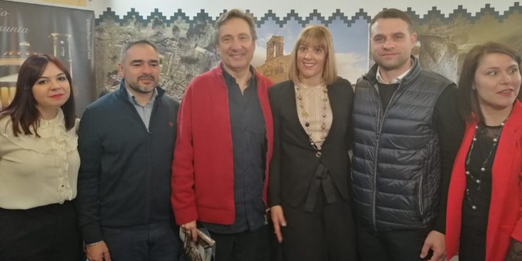 A Tourisma 2020, Mario Tozzi ha visitato lo stand dell’Unione dei Comuni della Trexenta