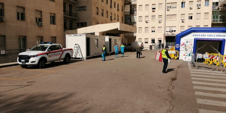 Sono stati potenziati i pre-triage dell’Aou di Sassari