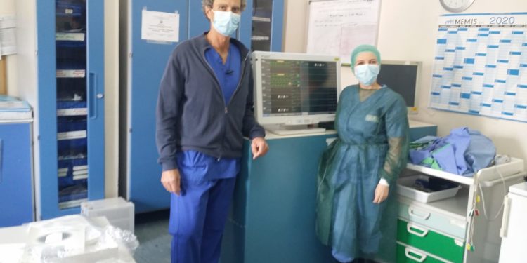 Un monitor ed una centralina di controllo per la Cardiochirurgia dell’Aou di Sassari