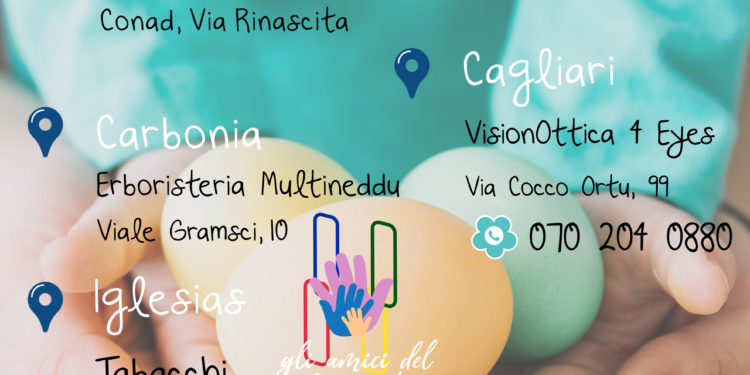 E’ iniziata la raccolta delle uova di Pasqua per i bambini del Microcitemico di Cagliari e del CTO di Iglesias