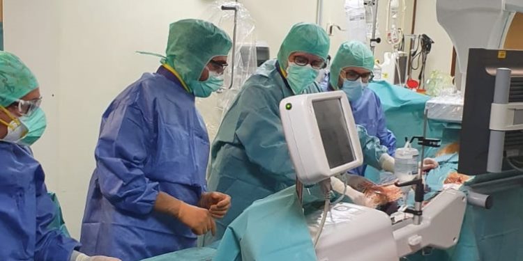 Intervento al cuore con supporto da remoto all’Aou di Sassari