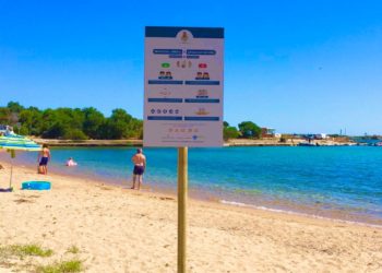 Loiri Porto San Paolo: nella spiaggia la cartellonistica informativa contro il Coronavirus