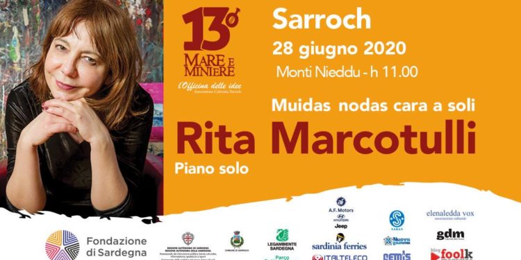 La 13ª edizione di Mare e Miniere si aprirà domenica 28 giugno a Monti Nieddu (Sarroch) con il concerto per piano solo di Rita Marcotulli