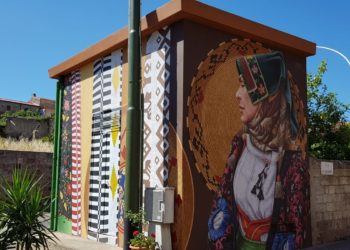 A Samugheo la cabina elettrica di E-Distribuzione diventa un’opera d’arte