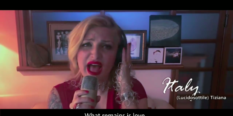 Tiziana Troja di Lucidosottile canta per l’Italia nel brano internazionale “We are the people” sul dramma mondiale del Coronavirus
