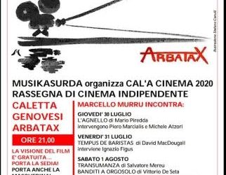 Arbatax: al via la rassegna cinematografica”Cal’a Cinema”