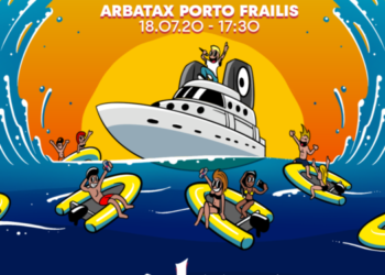 Arbatax: tutto pronto, nella baia di Porto Frailis, per il Red Valley Sea Party