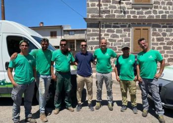 Borore: la NO.VA. service abbattimento palme conclude gli interventi di pulizia nelle vie del paese