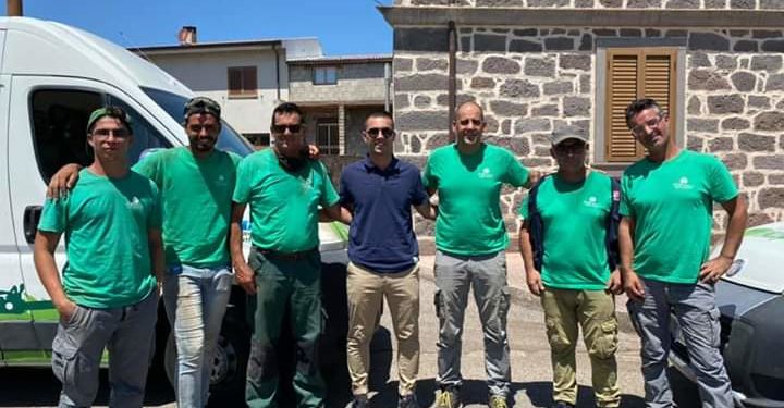 Borore: la NO.VA. service abbattimento palme conclude gli interventi di pulizia nelle vie del paese