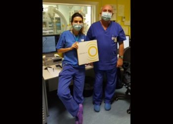 L’equipe del dottor Salvatore Ierna, per la prima volta in Sardegna, ieri ha eseguito un intervento di “Litotrissia Intravascolare coronarica”