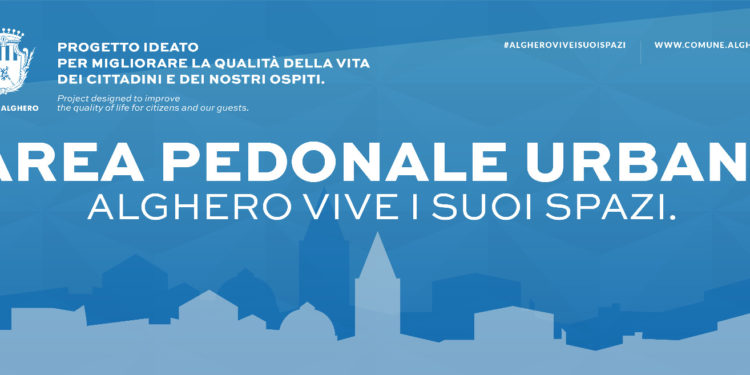 Alghero: parte domani la sperimentazione dell’area pedonale urbana in centro