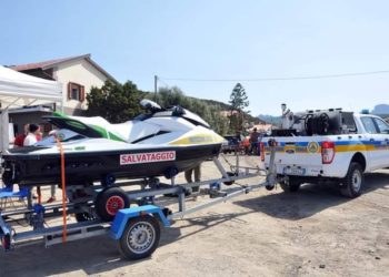 La Protezione civile ha consegnato la 12ª moto d’acqua per soccorso in mare ad associazioni di volontari di Arbus