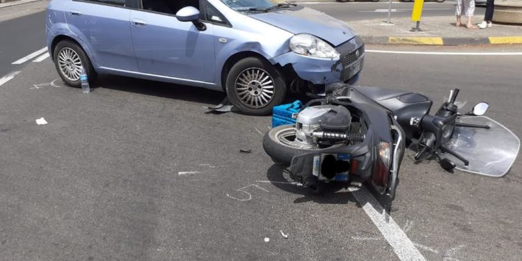 Cagliari: incidente stradale in viale Trieste, due persone in ospedale