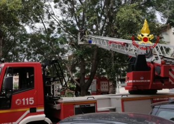 Maltempo a Cagliari e nell’hinterland, sul posto i vigili del fuoco