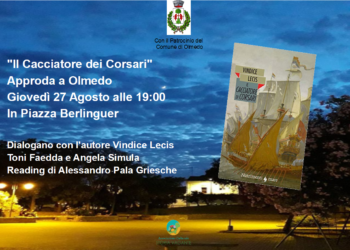 Olmedo: domani la presentazione del libro “Il Cacciatore dei Corsari” ed il concerto dei “Kill Bill Live @”