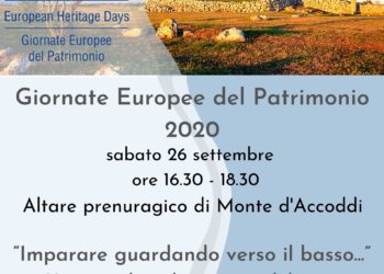 Sassari celebra le Giornate europee del patrimonio per “Imparare guardando verso il basso…” a Monte d’Accoddi