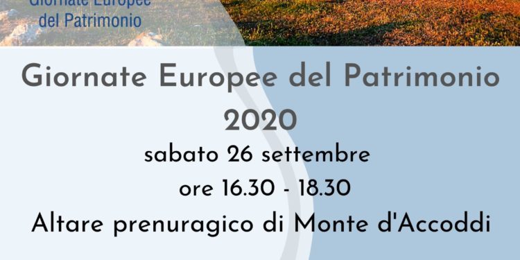 Sassari celebra le Giornate europee del patrimonio per “Imparare guardando verso il basso…” a Monte d’Accoddi