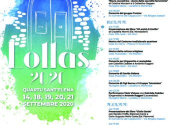 Lollas Quartu 2020: gli spettacoli previsti al Nuraghe Diana, si terranno tutti nello spazio di S’Arena, Poetto di Quartu, invariati orario e data