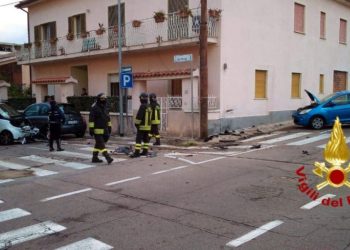 Olbia: incidente stradale in via Leonardo Da Vinci, due persone in ospedale