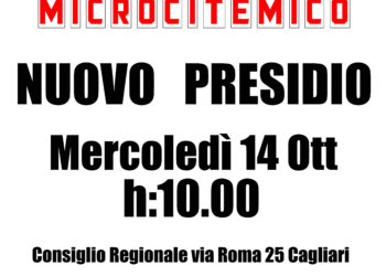 Sit-in del Comitato “Difendiamo il Microcitemico” mercoledì 14 ottobre con presidio sotto il Palazzo del Consiglio regionale