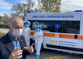 E’ stata consegnata stamane al Policlinico di Monserrato, la prima di due ambulanze a pressione negativa acquistate dall’Aou di Cagliari