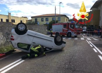 Olbia: incidente stradale in via Leonardo Da Vinci, una persona in ospedale