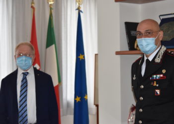 Il prefetto dottor Gianfranco Tomao ha fatto oggi visita al Comando provinciale dei carabinieri di Cagliari, ricevuto dal Comandante, colonnello Cesario Totaro