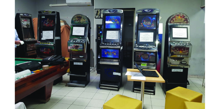 Capoterra: sequestrati 5 apparecchi da intrattenimento