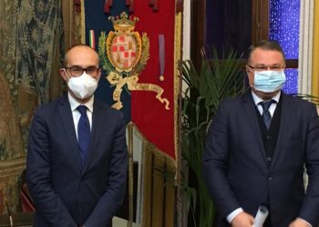 Cagliari: il sindaco Paolo Truzzu ha ricevuto l’ambasciatore della Bulgaria, Todor Stoyanov
