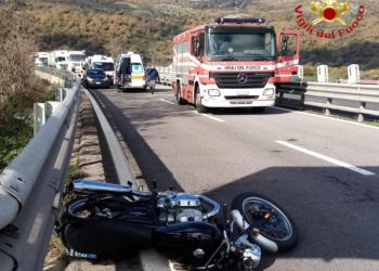 Birori: incidente stradale sulla 131, ferito un motociclista