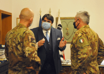 Il presidente della Regione Christian Solinas ha incontrato stamane i generali Giuseppenicola Tota e Francesco Olla