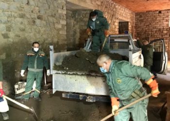 Prosegue l’attività di protezione civile del Corpo forestale e di vigilanza ambientale a sostegno del paese di Bitti