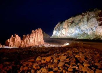 Ad Arbatax sono iniziati i lavori del terzo lotto nel piazzale Scogli Rossi