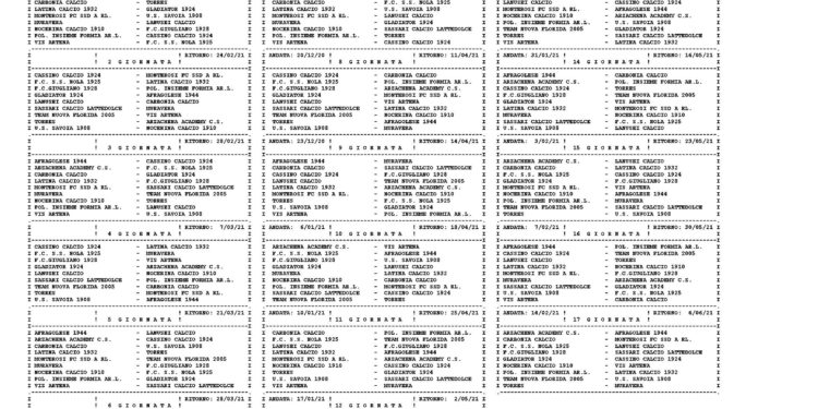 Domenica 13 dicembre riparte il campionato di serie D. Il Dipartimento Interregionale ha rimodulato date e giornate del calendario