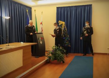 Il generale di Corpo d’Armata Ilio Ciceri in visita a Cagliari. Consegna di un encomio solenne al Comando Legione Carabinieri Sardegna