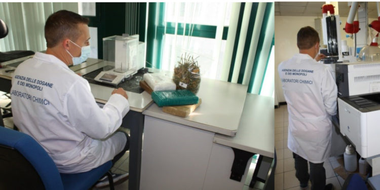 I laboratori Adm di Livorno e Cagliari in prima linea nell’analisi di sostanze stupefacenti