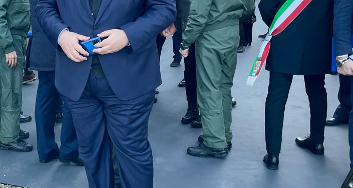 Il presidente della Regione, Christian Solinas, ha partecipato nel pomeriggio, a Decimomannu, alla posa della prima pietra dell’lfts