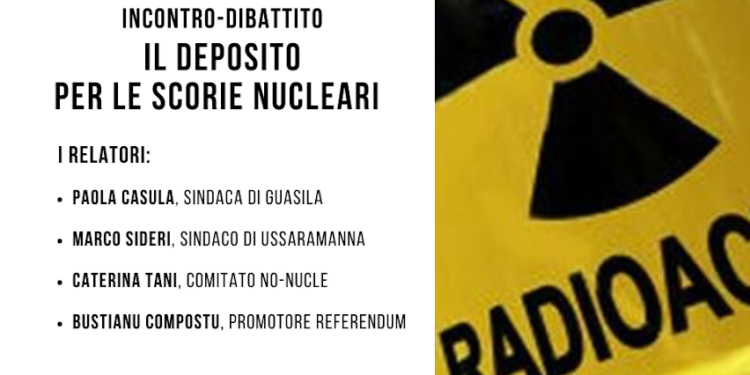 Domani, durante il consiglio della Municipalità di Pirri, si terrà un incontro dibattito aperto al pubblico sul deposito unico per le scorie nucleari