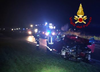 Arzachena: incidente stradale vicino al bivio di Cannigione, intervengono i vigili del fuoco