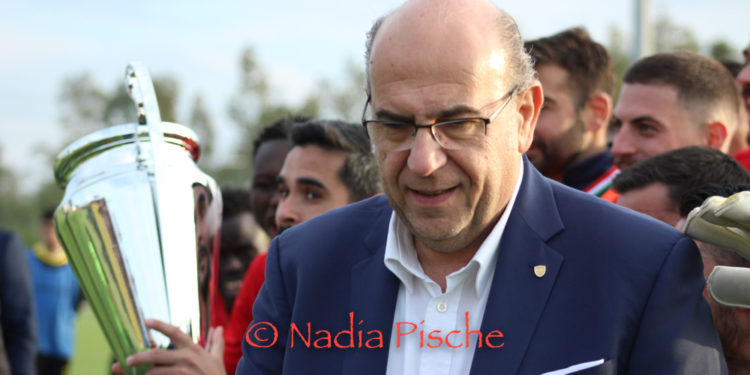 Gianni Cadoni è stato confermato all’unanimità presidente del Comitato regionale della FIGC