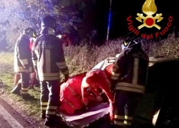 I vigili del fuoco di Olbia sono intervenuti per un incidente stradale avvenuto in località Sa Serra, a Padru