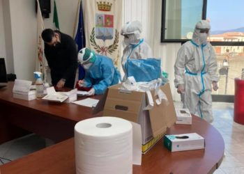 Tortolì: restano 2 i casi di Coronavirus in municipio, negativi 58 tamponi rapidi su dipendenti ed amministratori