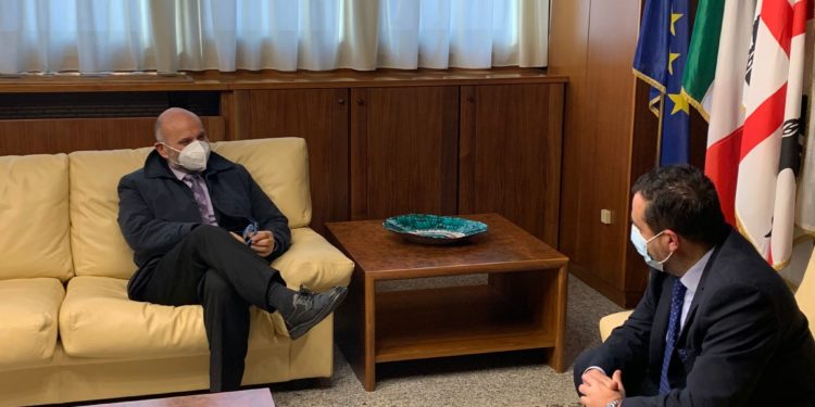 Il presidente del Consiglio regionale Michele Pais ha ricevuto il Direttore regionale dell’Agenzia delle Entrate Claudio Fabrizi