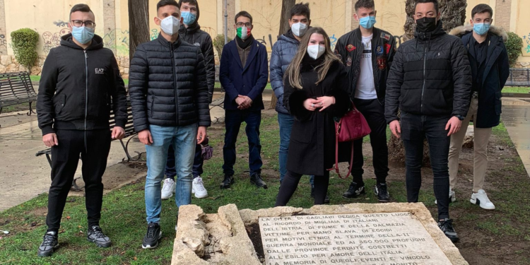 Giornata del ricordo: la Lega Giovani Cagliari omaggia le vittime delle foibe.